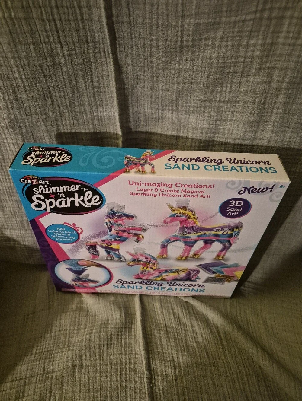 Shimmer 'n Sparkle Sparkling Unicorn Sand Creations - Pink & Purple -A